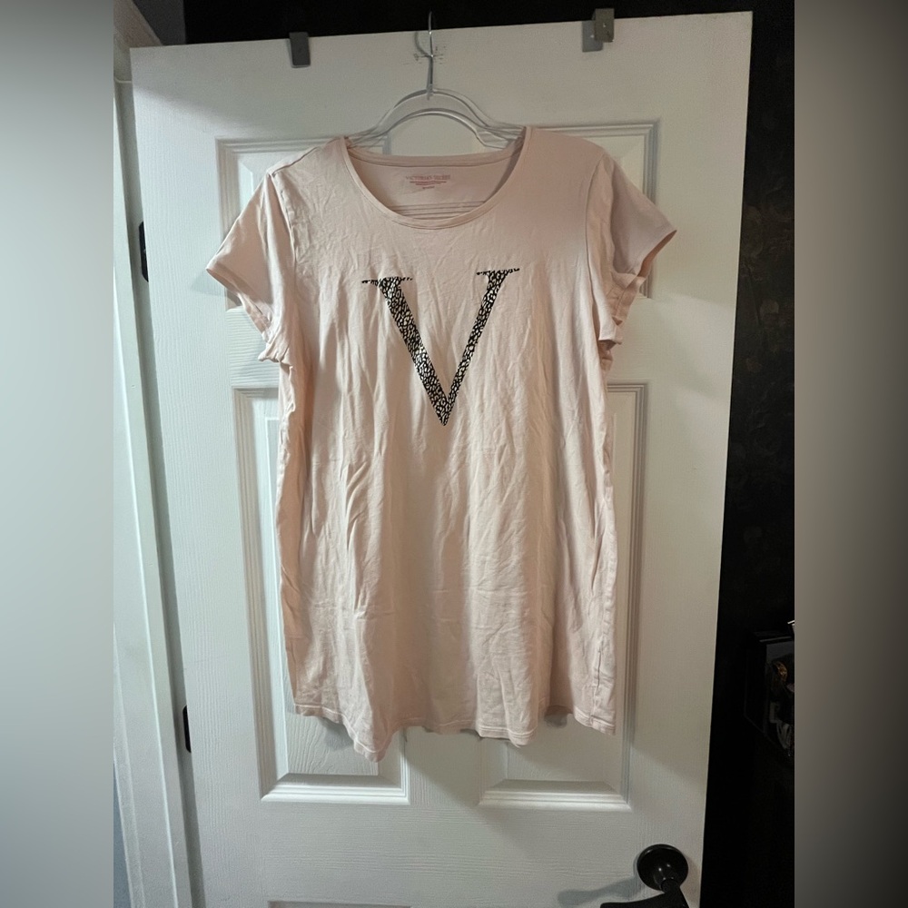 Victoria's Secret Light Pink Sleep Shirt
